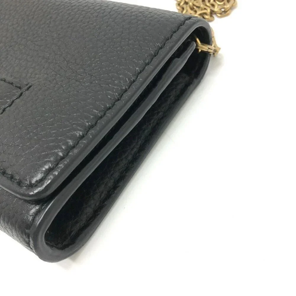 Dior Logo/Crossbody JADIOR bag chain wallet Shoulder Bag Black/GoldHardware